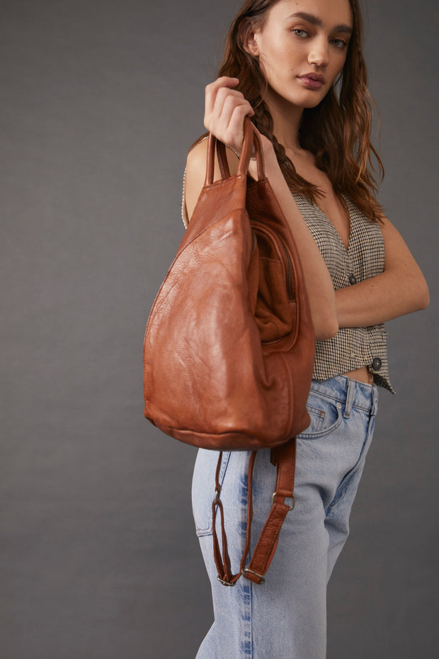 Free People - We The Free Soho Convertible Sling Distressed Brown