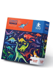 Crocodile Creek - 500 Piece Puzzle Dino World