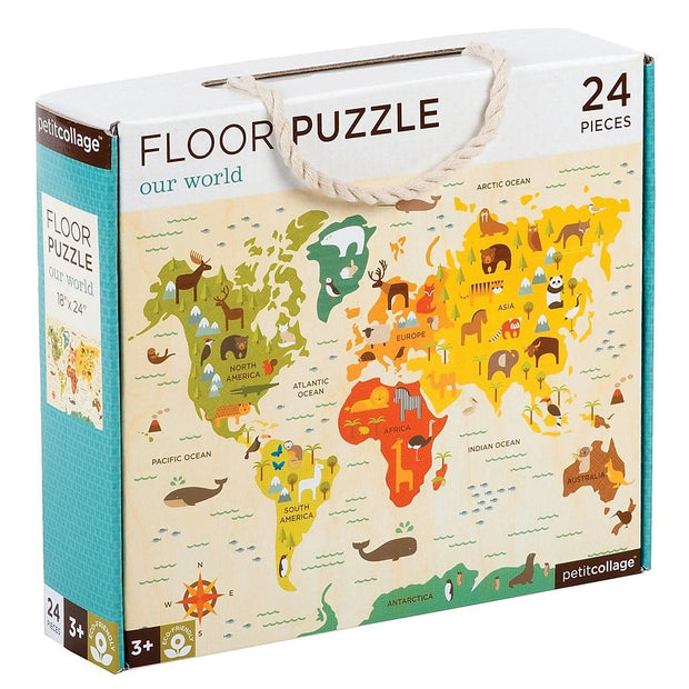 Petit Collage - Floor Puzzle Our World