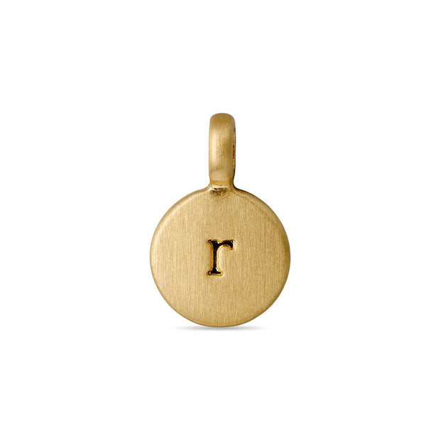 Pilgrim - Pendant Letter r Gold Plated