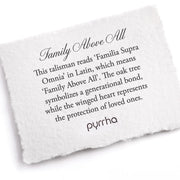 Pyrrha - Family Above All 18" Sterling Silver Necklace