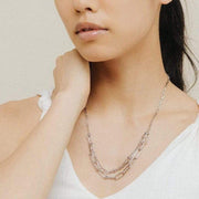Lover's Tempo - Shay Necklace Silver