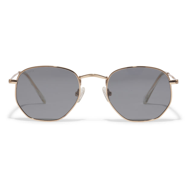 Pilgrim - Sunglasses Rylan Gold Plated Grey