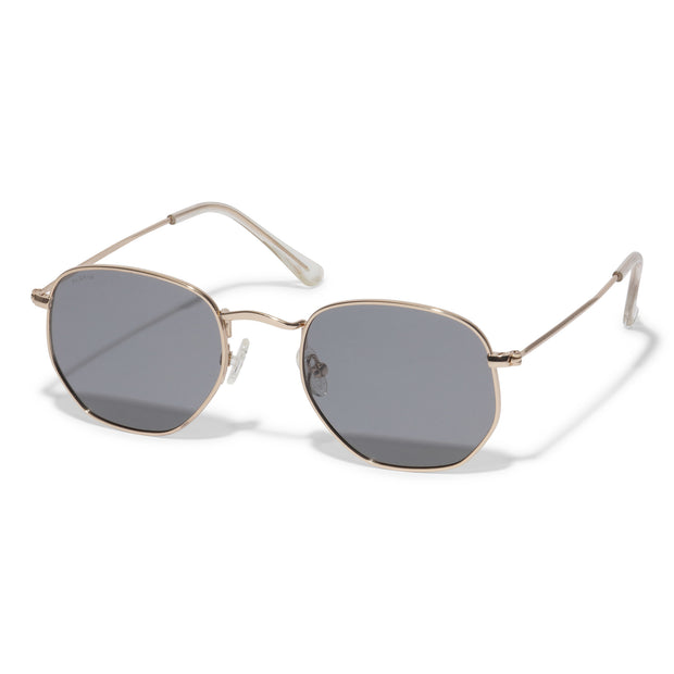 Pilgrim - Sunglasses Rylan Gold Plated Grey