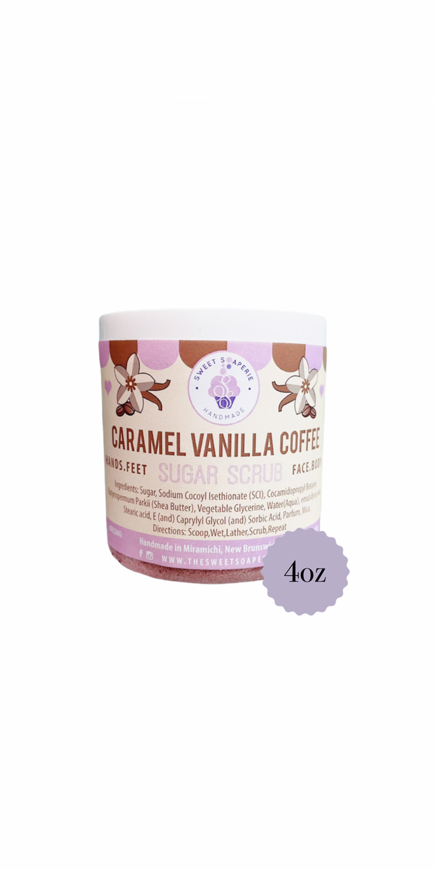 Sweet Soaperie - Caramel Vanilla Coffee Scrub 4oz