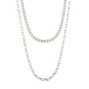 Pilgrim - Clarity Necklace Silver Plated Multi - Purpose