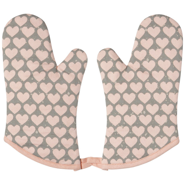 Danica Jubilee - Set of 2 Heart Oven Mitts