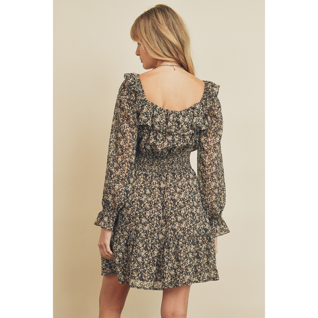 Dress Forum - Carry On Smocked Waist Ruffle Dress