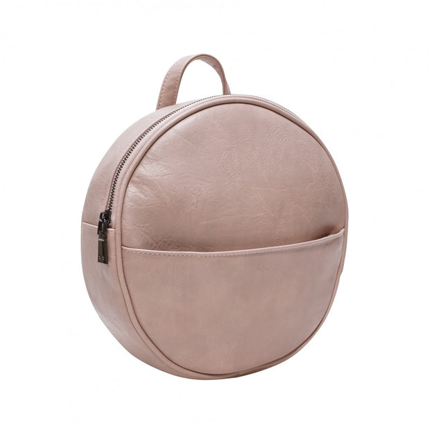 S-Q Jessa Round Convertible Backpack Camel
