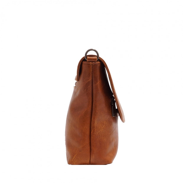 S-Q Zoe Crossbody in Walnut