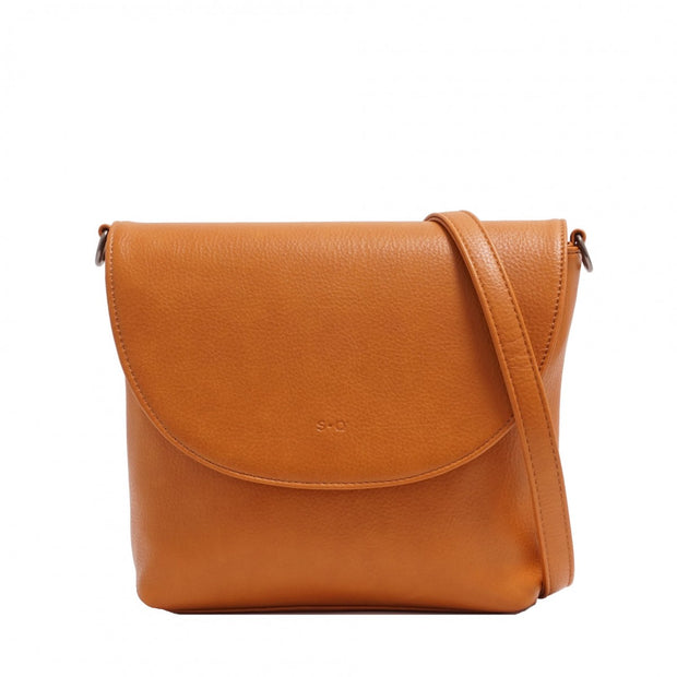 S-Q Zoe Crossbody in Walnut