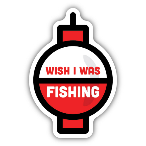 Stickers NW - I Wish I Was Fishing