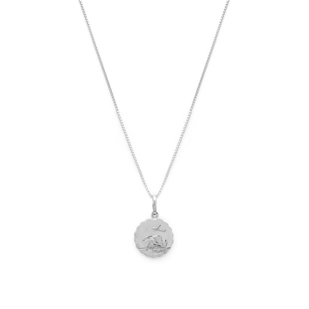 Leah Alexandra - St.Christopher Necklace in Silver