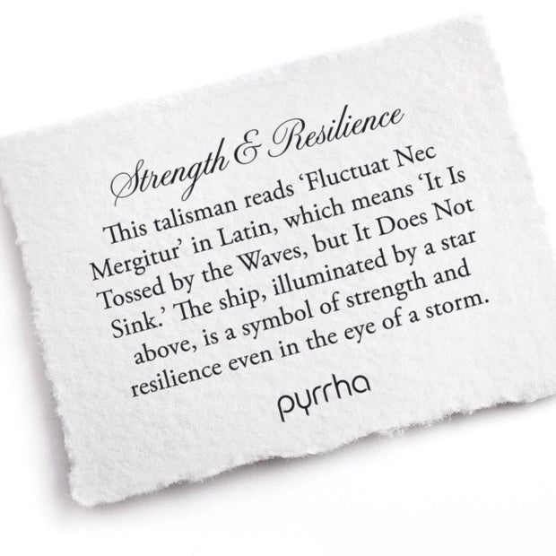 Pyrrha - Strength & Resilience 18" Fine Curb Chain Necklace