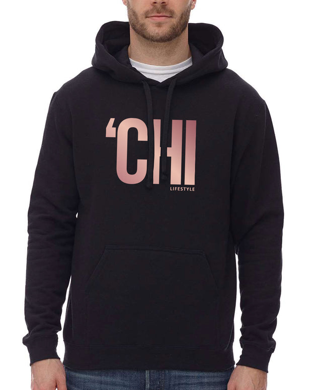 'CHI Lifestyle Hoodie Black with Rose Gold