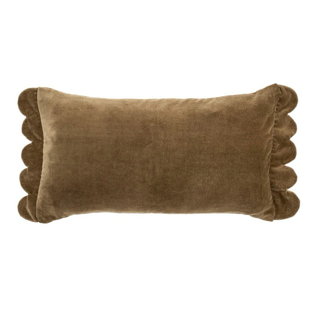 Indaba - Velvet Scallop Pillow Truffle