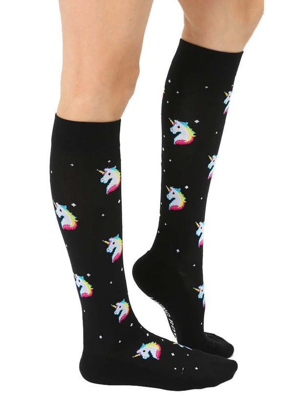 Living Royal - Compression Knee High Socks Unicorn