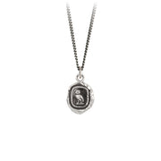 Pyrrha - Watch Over Me Talisman 18" Sterling Silver Necklace